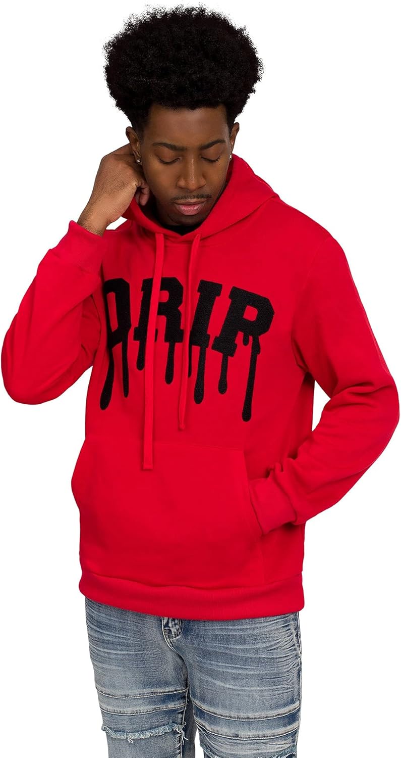 Men's Letter Print Pullover Graphic Hoodie