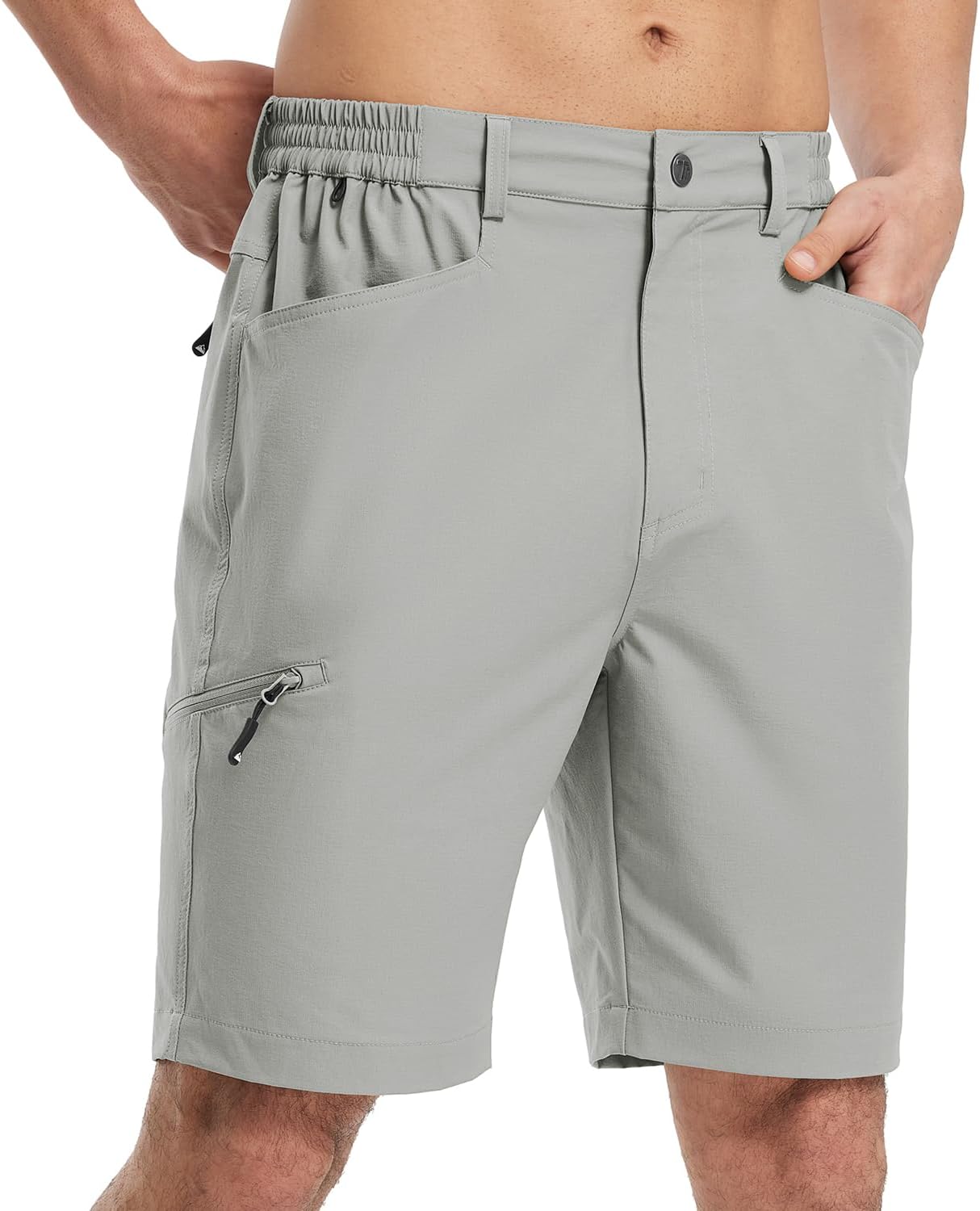 Men's Golf Shorts Stretch Casual Work Dress Shorts Quick Dry Summer Athletic Hiking Shorts with Pockets